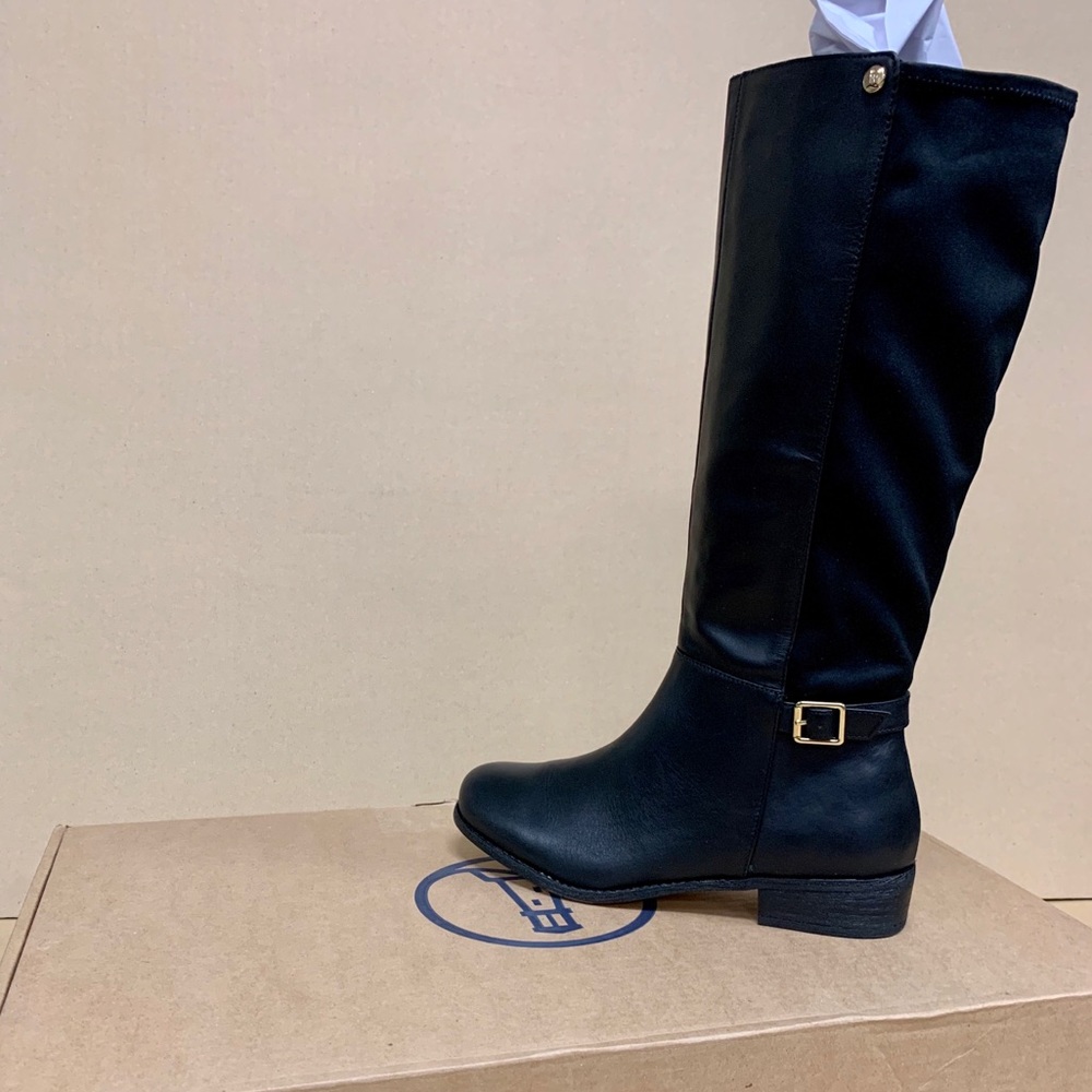 NEW Lands End Women’s Riding Boots Stretch Calf W